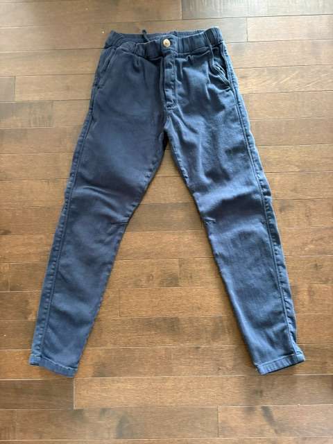 Zara Boys Navy Blue Chino Pants - Size 8/9 (134 cm), Kids 8