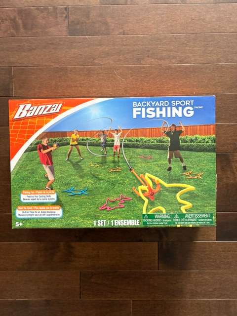 NEW Banzai Backyard Sport Fishing Game Set