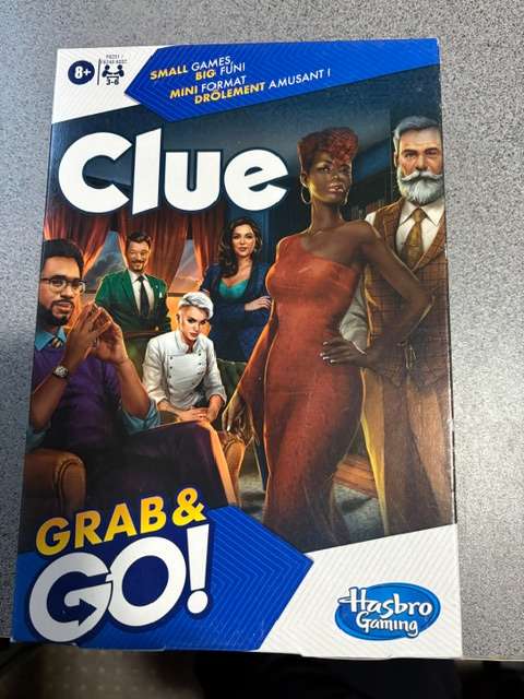 NEW Clue Grab & Go game