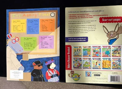 Two K-Grade 2 Early Math Learning Book Bundle
