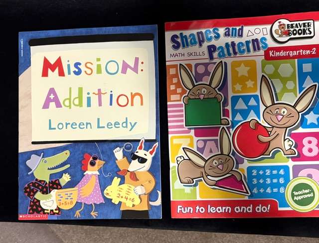 Two K-Grade 2 Early Math Learning Book Bundle