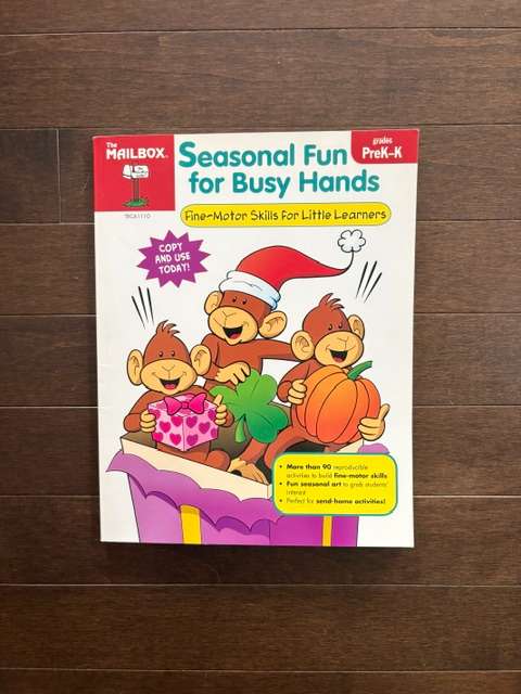 Seasonal Fun Activity Book for Busy Hands PreK-K