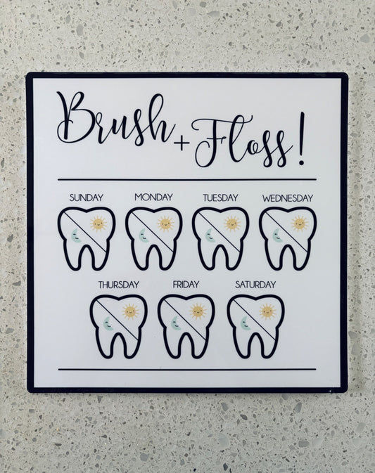 Tooth Brush Chart - New without Tags