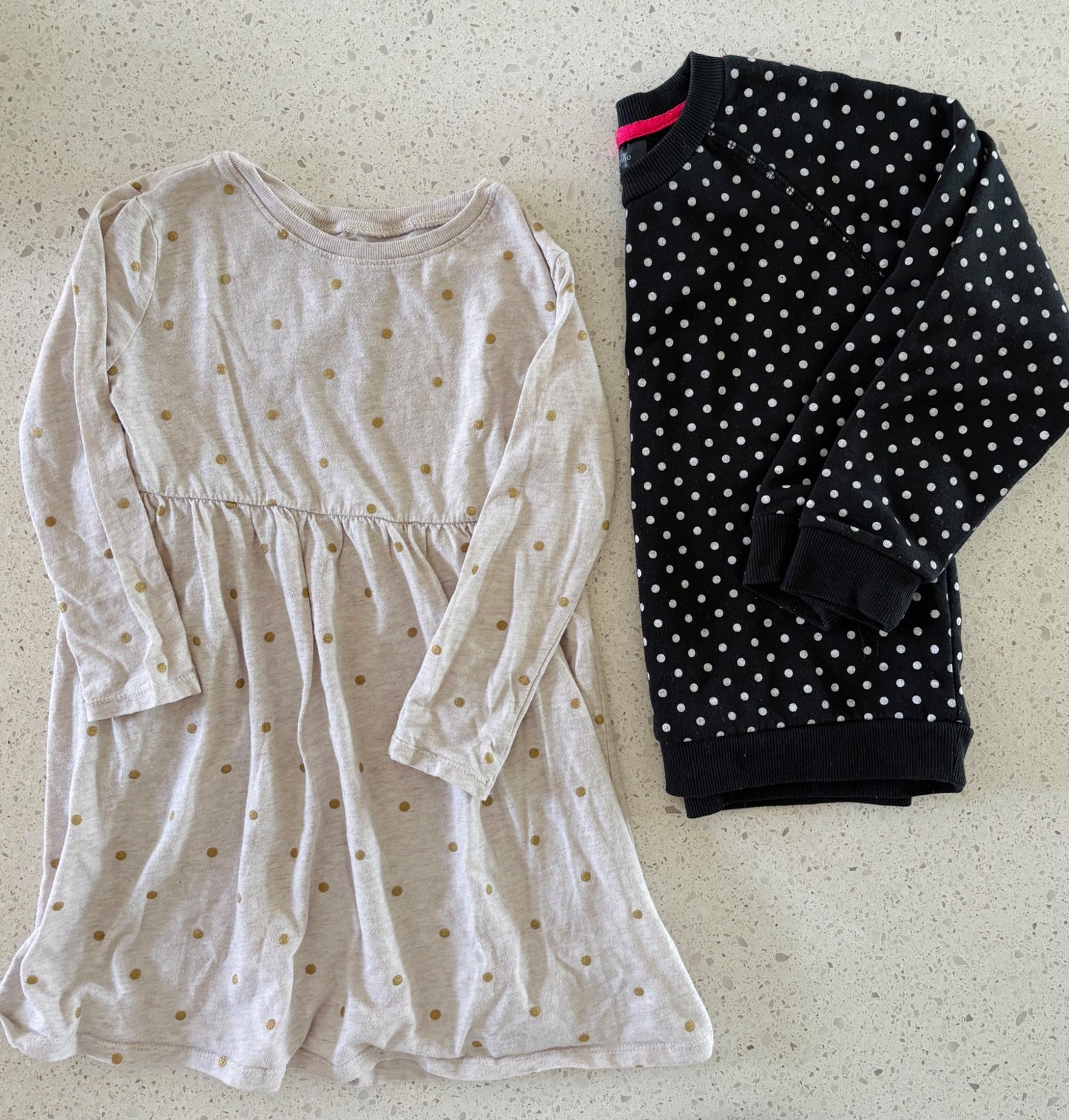 Polkadot Duo Dress & Sweater (5T) , Kids 5/5T