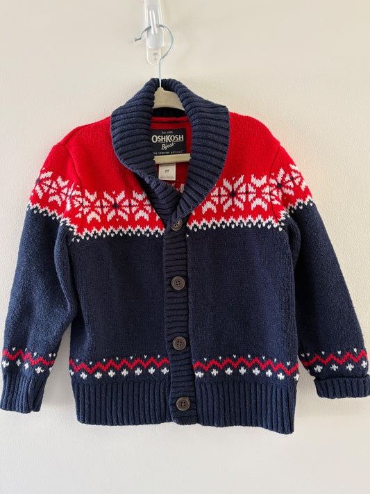 Winter Button-up Sweater (3T), Kids 3T