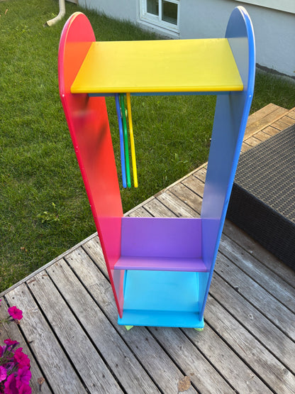 Roller Dress-up Organizer with Animal Hangers
