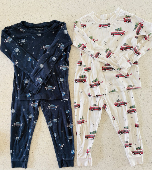 Holiday & Space Petit Lem Pajamas Size 3T , Kids 3T
