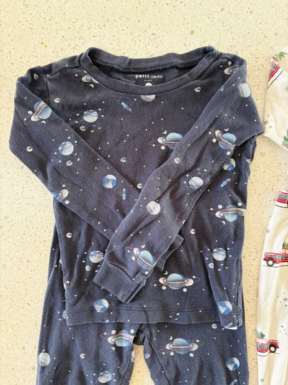 Holiday & Space Petit Lem Pajamas Size 3T , Kids 3T