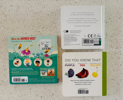 Nature Baby Board Books (set of 3)