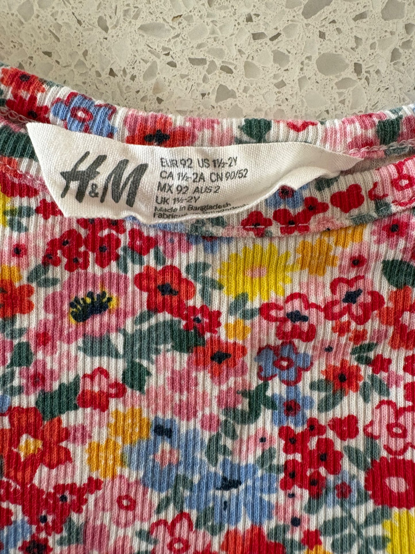 Denim Dress & Floral Shirt Bundle (Gap& H&M) , Kids 24 Month (18-24M)