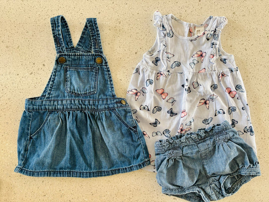 Baby girl Summer Bundle -Gap , Kids 9 Month (6-9M)