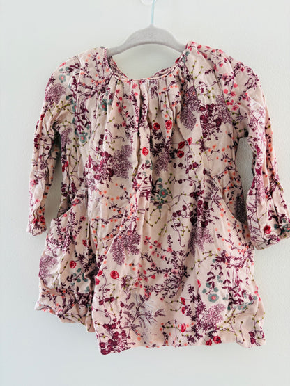 Floral Zara Dress 9-12 Months , Kids 12 Month (9-12M)