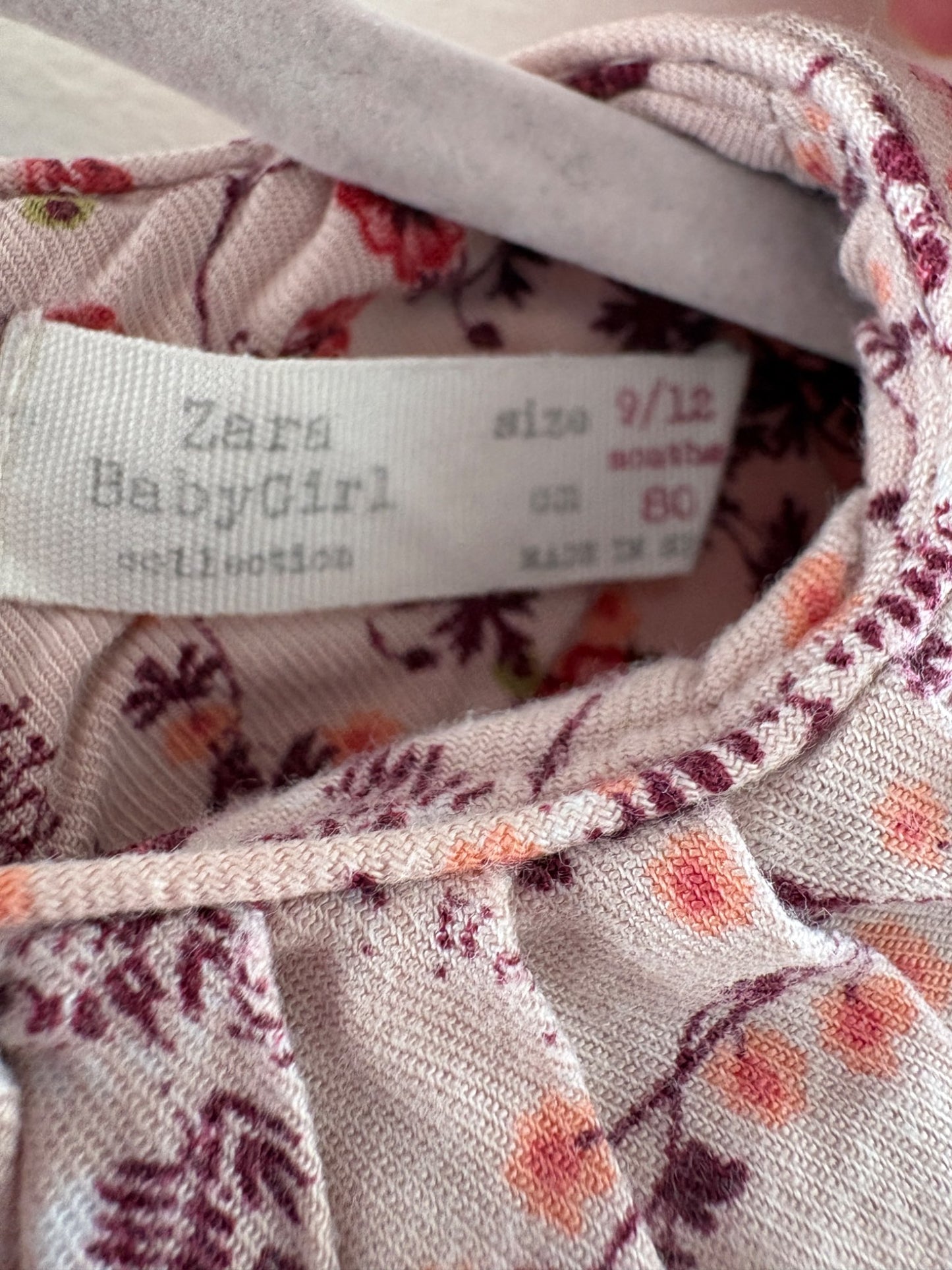 Floral Zara Dress 9-12 Months , Kids 12 Month (9-12M)