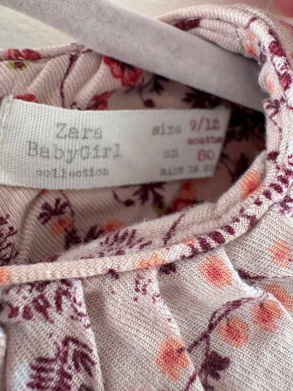 Floral Zara Dress 9-12 Months , Kids 12 Month (9-12M)