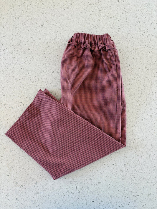 Zara Gingham Culottes (size 6) , Kids 6/6X