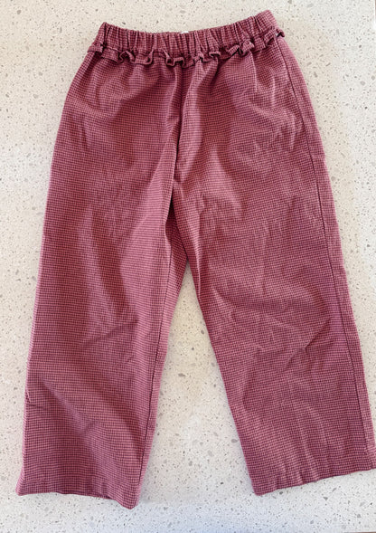 Zara Gingham Culottes (size 6) , Kids 6/6X