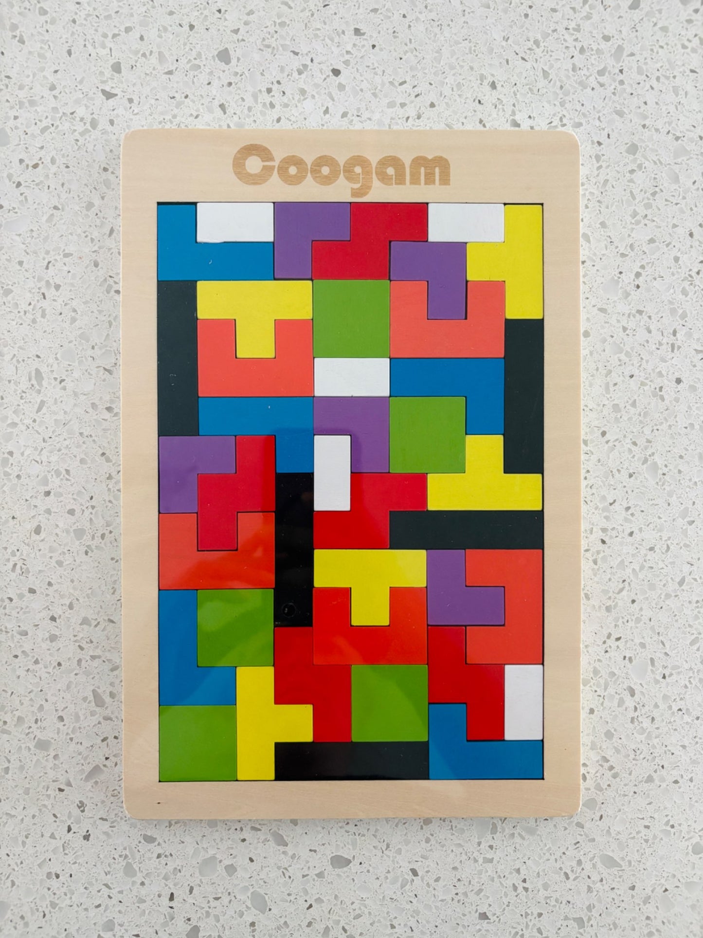 Wooden Tetris style Puzzle