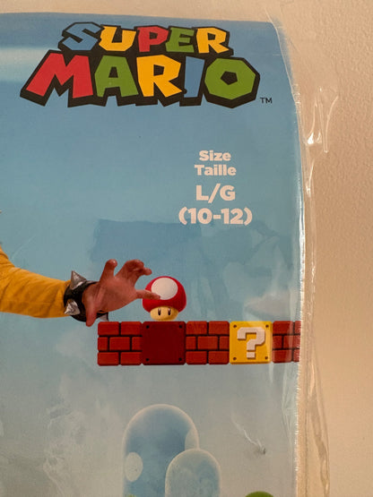 Mario Bowzer Halloween Costume (10-12) , Kids 10
