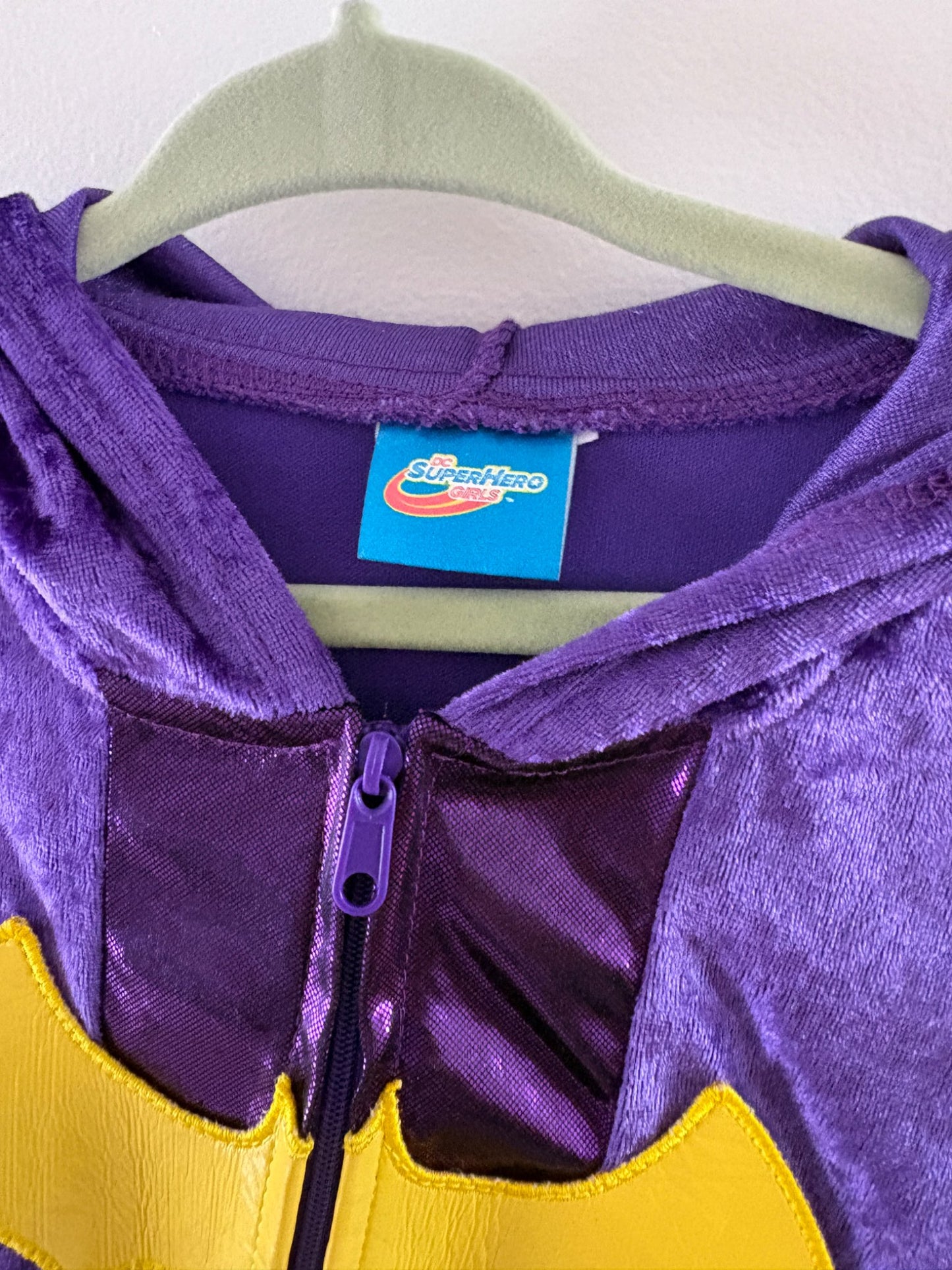 Batgirl Onesie Halloween Costume  , Kids 6/6X