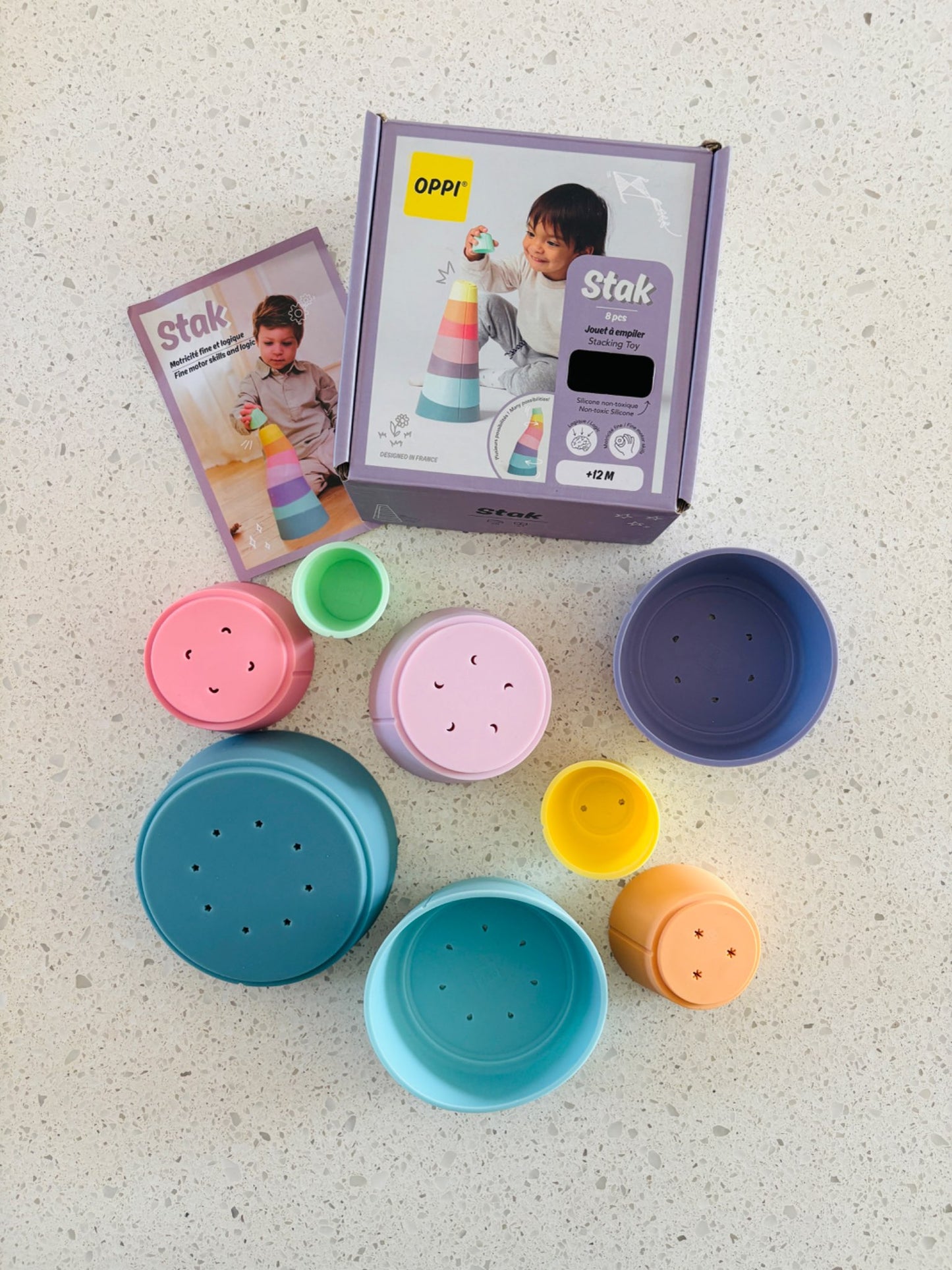 Silicone Stacking Cups