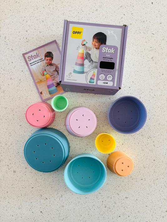 Silicone Stacking Cups