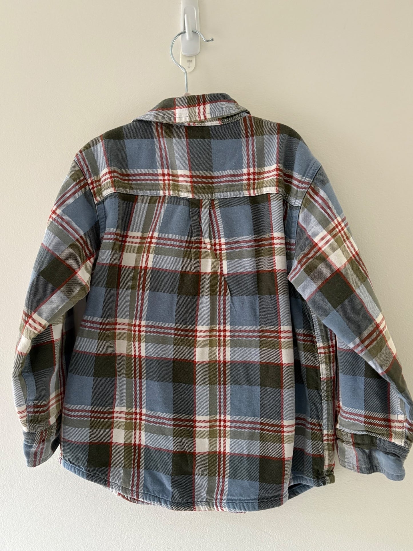 Fleece lined Plaid Flannel Button Up (4T) , Kids 4/4T