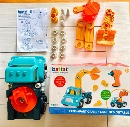 Battat Take-Apart Craine 3+