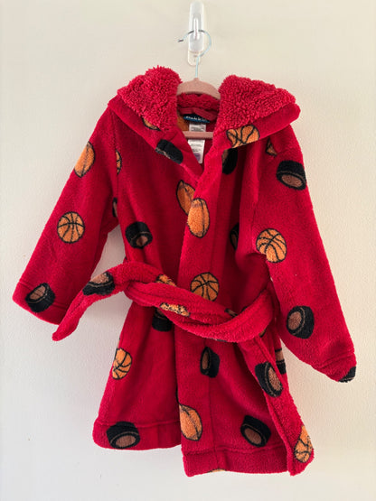 Red Sports Theme House Coat ( Size 2/3), Kids 3T