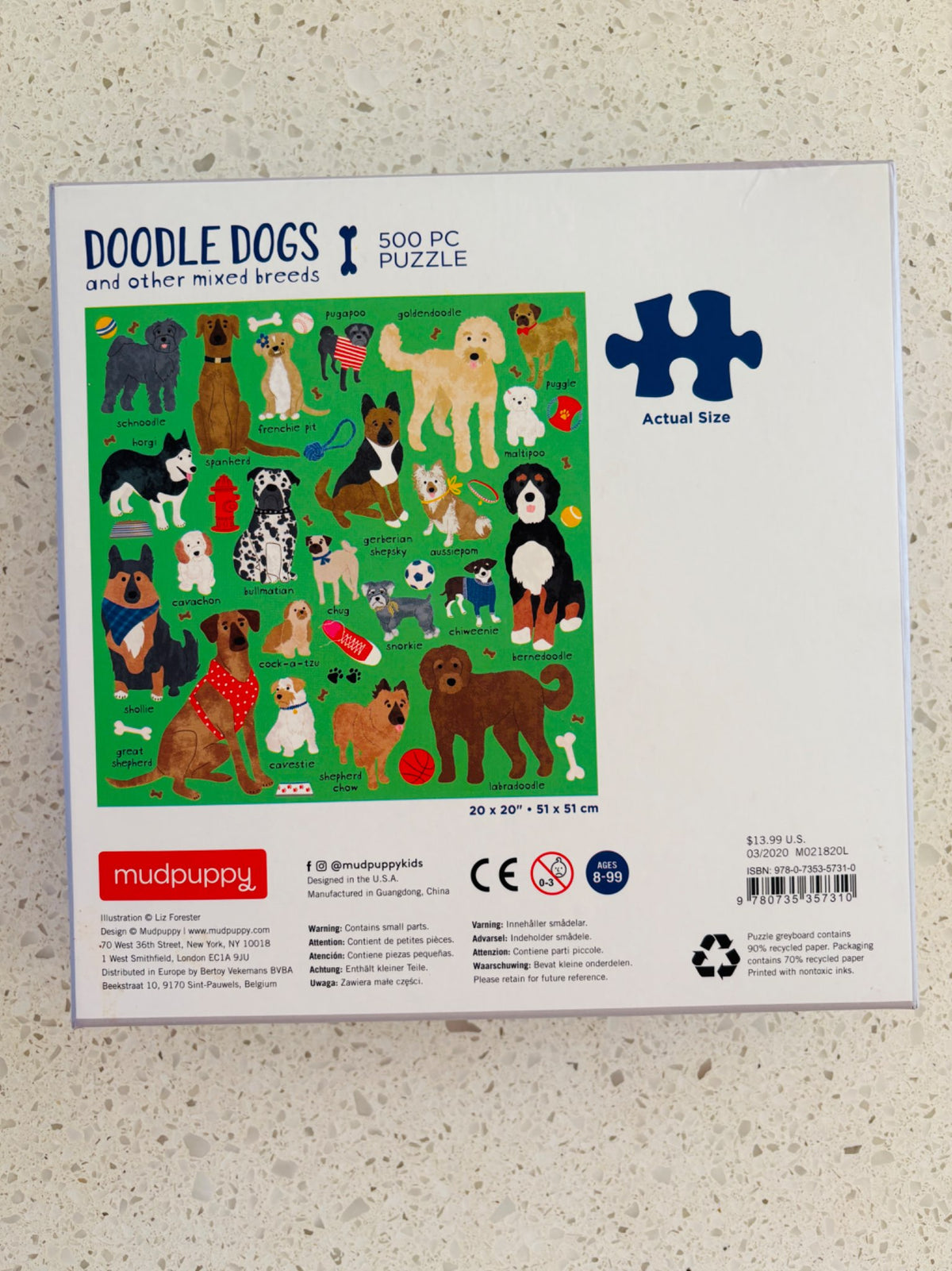 Dog Puzzle 500 piece