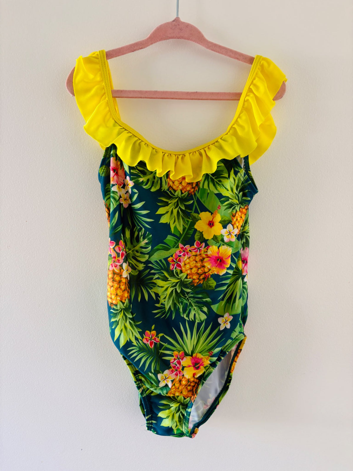Pineapple One piece Swimsuit (5/6) , Kids 5/5T