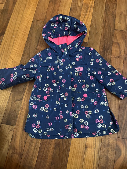 Osh Kosh fleece lined spring jacket - 12 months - floral print , Kids 12 Month (9-12M)