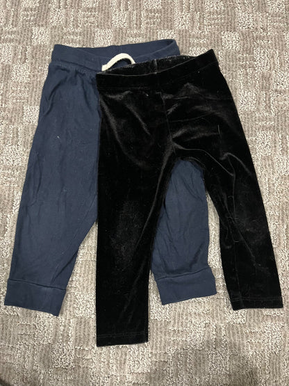 Two pairs of pants- navy and black -18-24M, Kids 24 Month (18-24M)