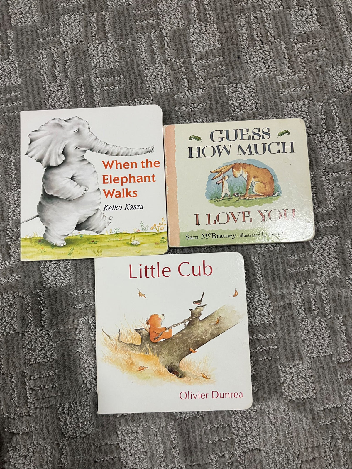 Set of 3 animal themed books