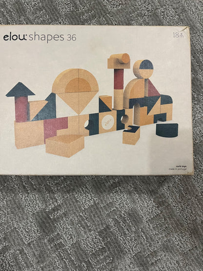Elou Cork Blocks - set of 36 blocks