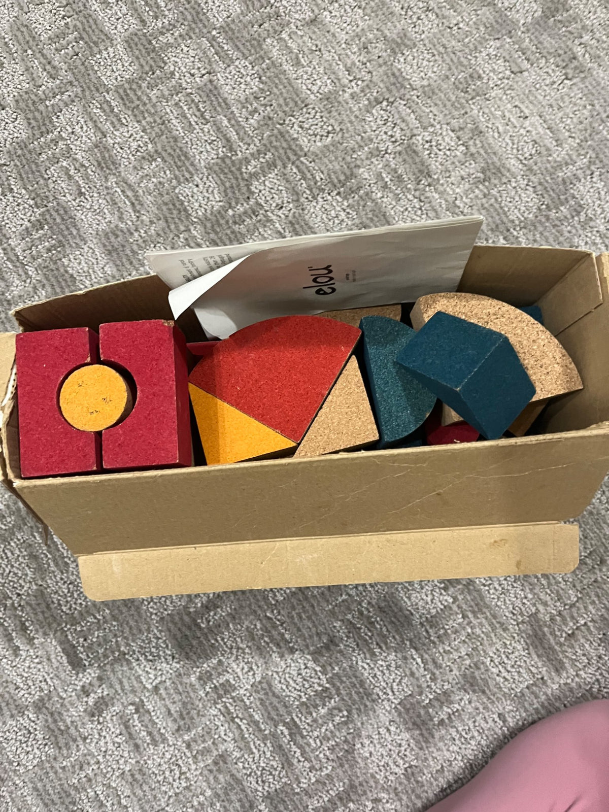 Elou Cork Blocks - set of 36 blocks