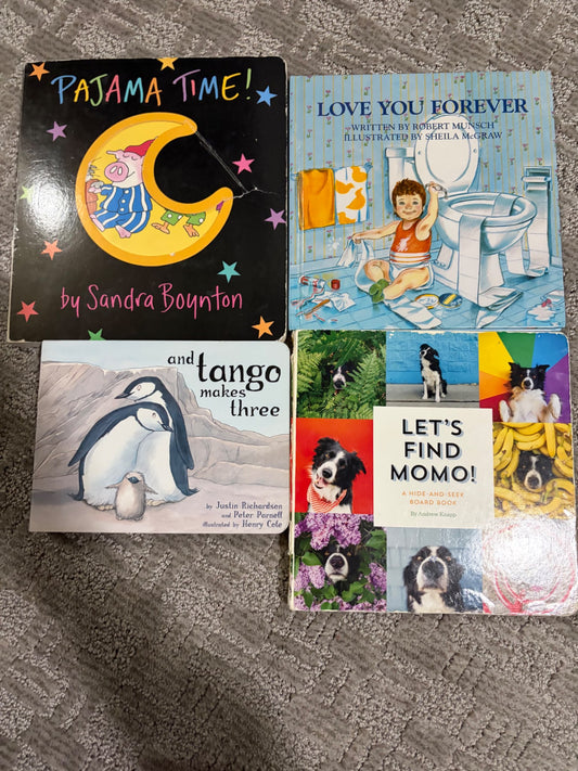 Set of 4 books- various titles
