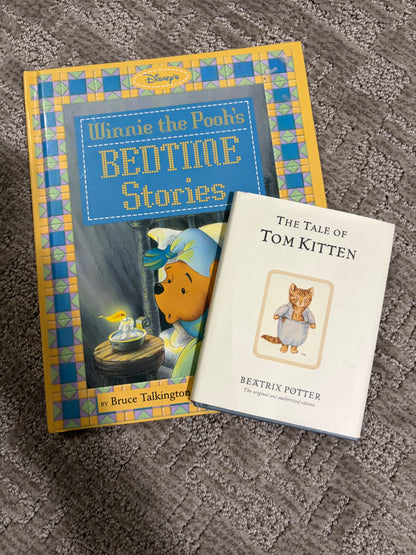 Winnie the Pooh Bedtime stories and A Tale of Tom Kitten