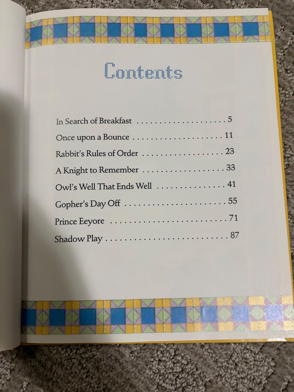 Winnie the Pooh Bedtime stories and A Tale of Tom Kitten