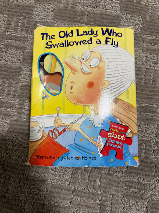 There Was An Old Lady / puzzle and book