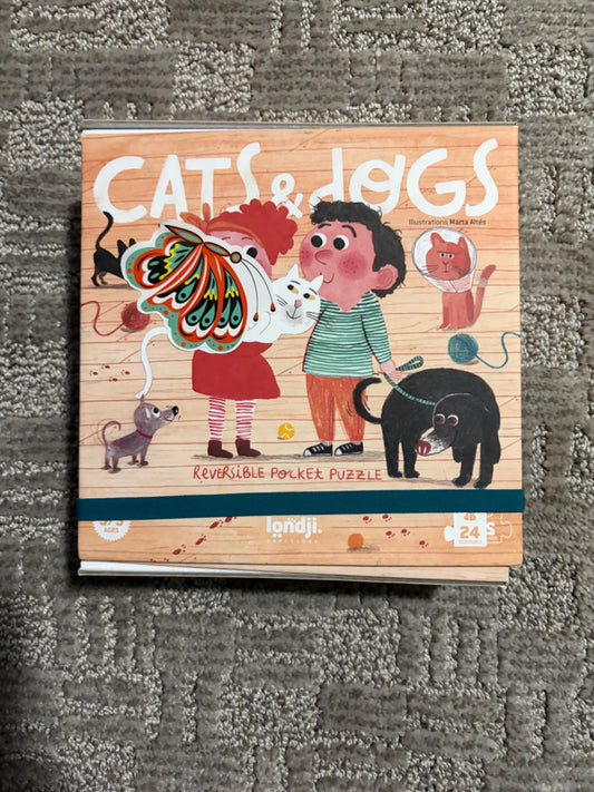 Cats and Dogs reversible puzzle