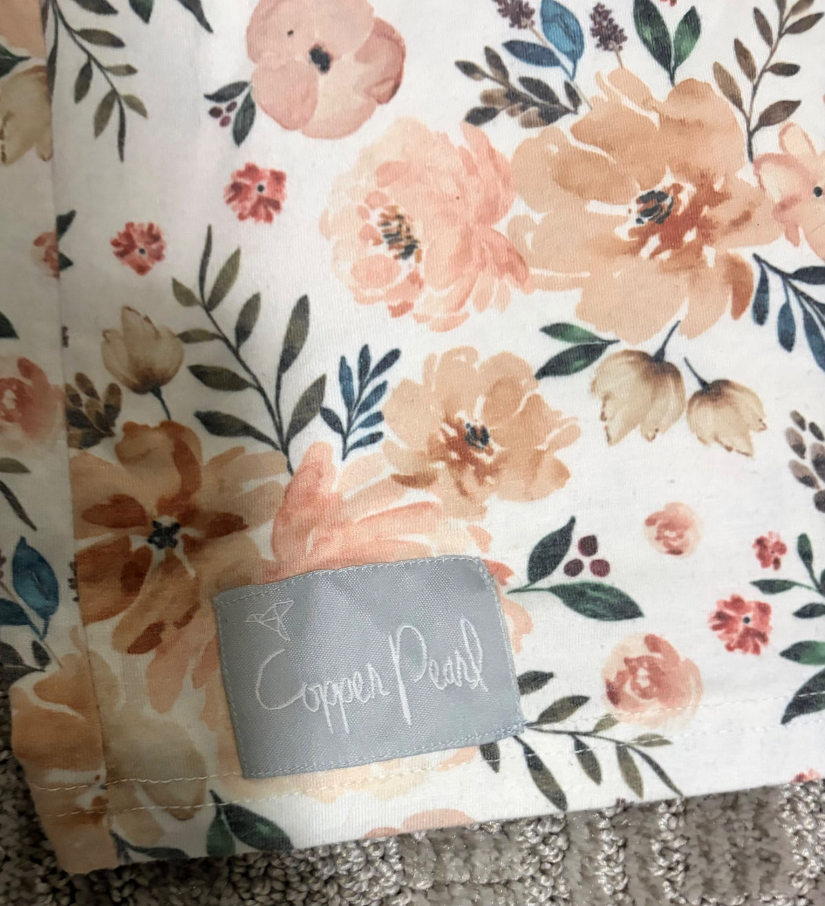 Copper Pearl multi use cover/ nursing and car seat cover