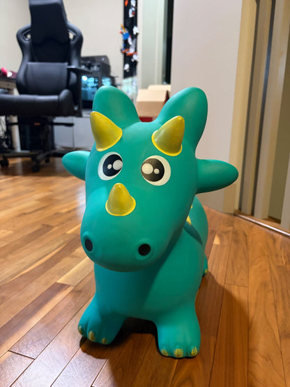 Ride on bouncy dinosaur
