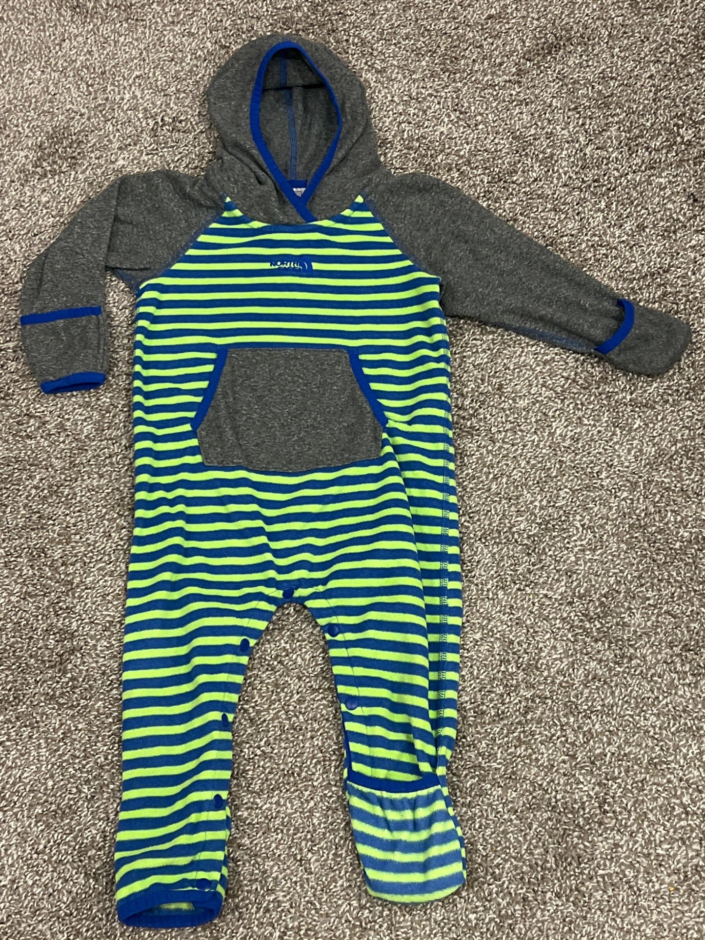 Kids The North Face Fleece Once-Piece, Size 12-18 months, Kids 18 Month (12-18M)