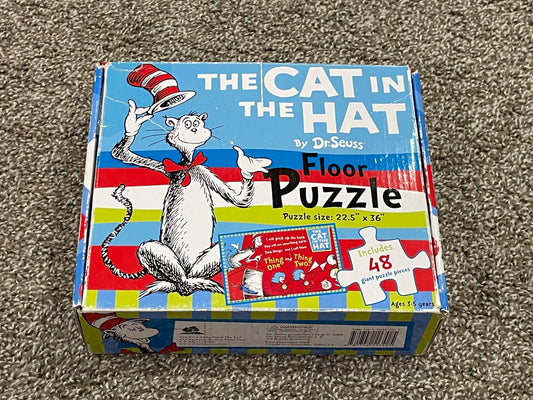 Kids Dr. Suess The Cat in the Hat Floor Puzzle - Thing One and Thing Two