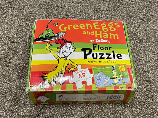 Kids Floor Puzzle: Green Eggs and Ham by Dr. Suess