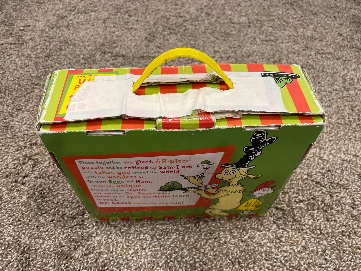 Kids Floor Puzzle: Green Eggs and Ham by Dr. Suess