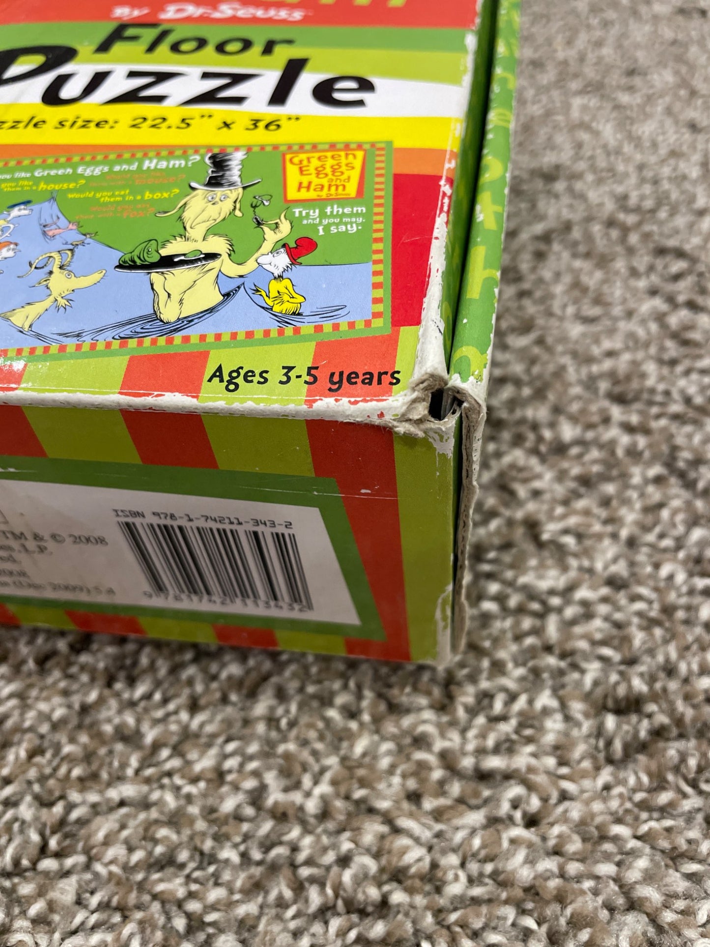 Kids Floor Puzzle: Green Eggs and Ham by Dr. Suess
