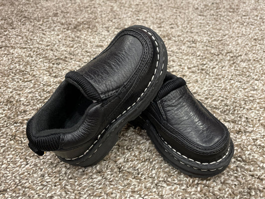 Boys Black Buster Brown Dress Shoes, size 6 toddler, Never worn , Shoes 6 (Walkers:12-24 mth)