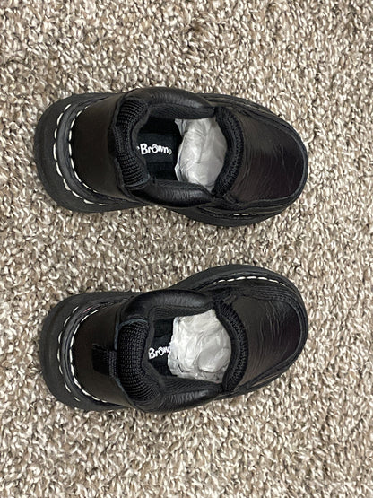 Boys Black Buster Brown Dress Shoes, size 6 toddler, Never worn , Shoes 6 (Walkers:12-24 mth)