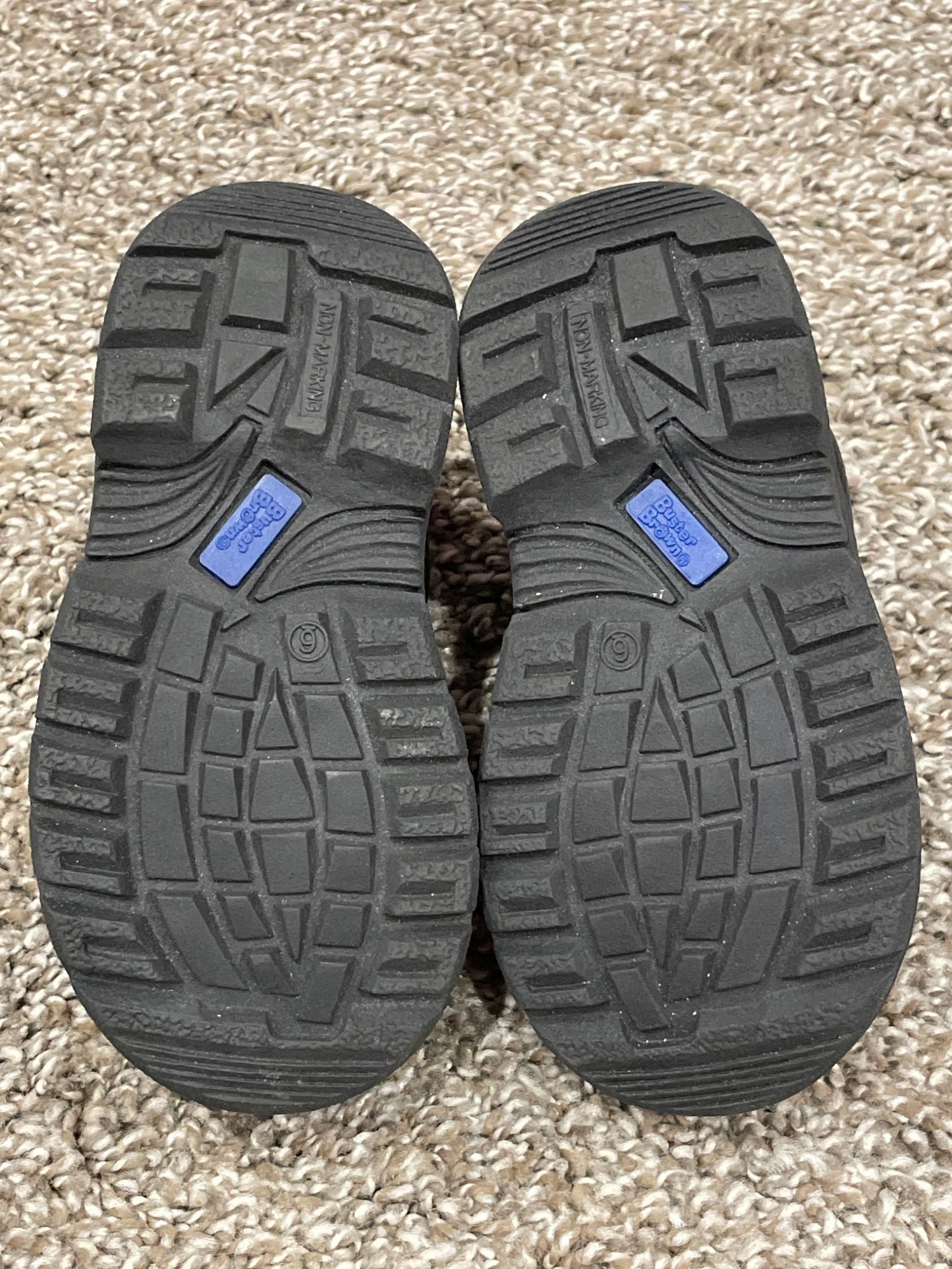 Boys Black Buster Brown Dress Shoes, size 6 toddler, Never worn , Shoes 6 (Walkers:12-24 mth)